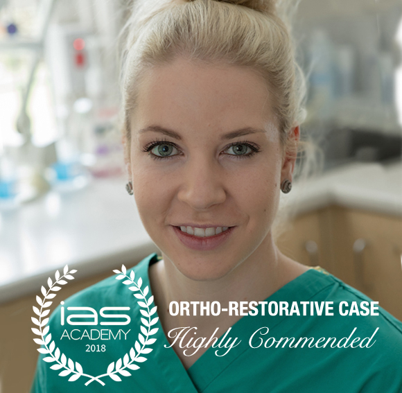 Maria Kocisova MDDR (Czech) Associate Dentist HIGHLY COMMENDED ORTHO-RESTORATIVE CASE